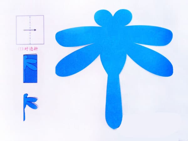 幼儿剪纸:蜻蜓