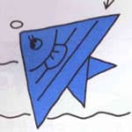 燕鱼折纸