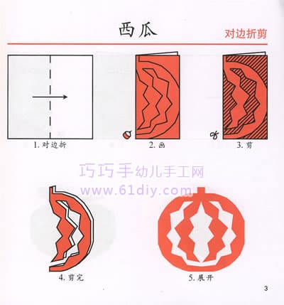 西瓜剪纸