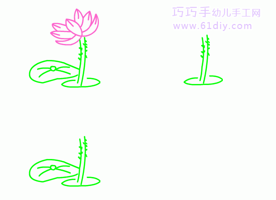 荷花简笔画