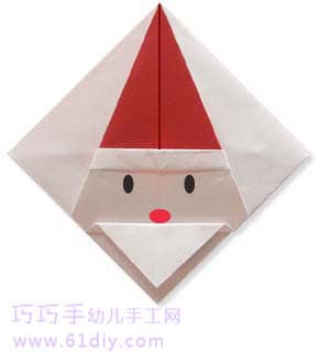 巧手宝宝——圣诞老人折纸教程