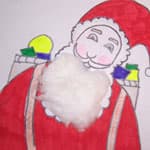 幼儿学画：圣诞老人的画法