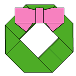 圣诞节手工——圣诞花环Wreath