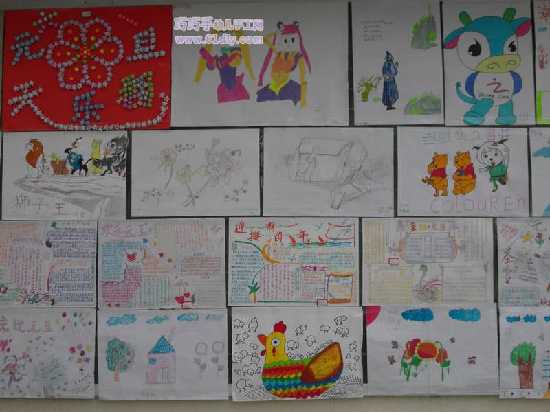 小朋友的元旦手工作品欣赏(4)_巧巧手幼儿手工