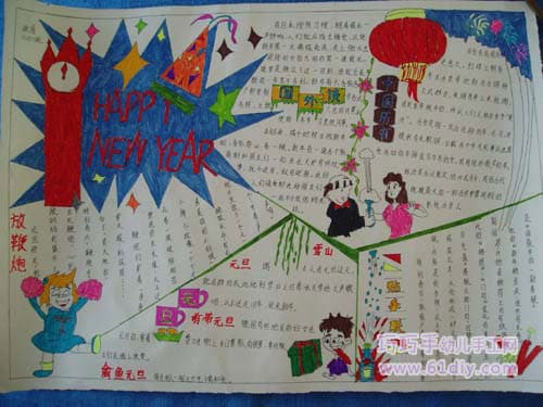 绘画_关于春节的手绘画_春节小学生绘画_春节绘画 ...