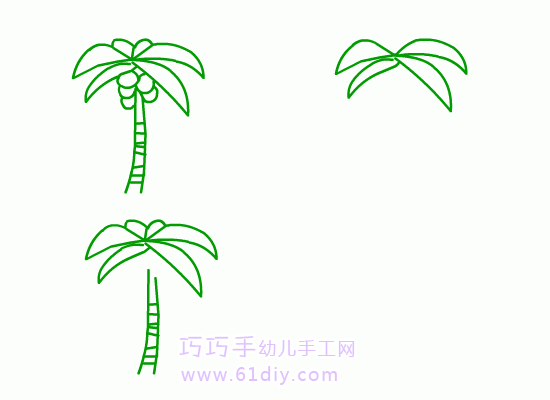 椰子树简笔画