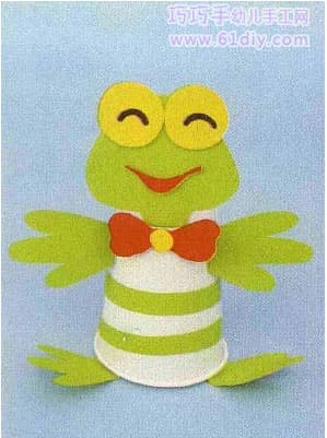 动物纸杯手工——青蛙
