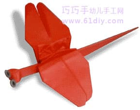 蜻蜓折纸