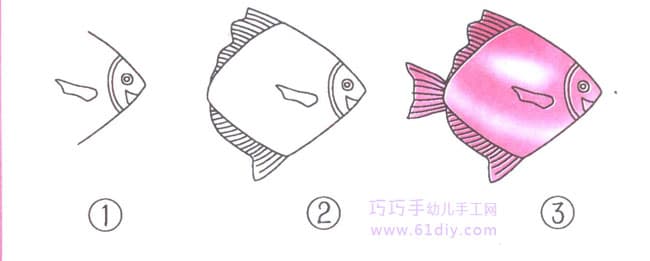 鱼的简笔画教程