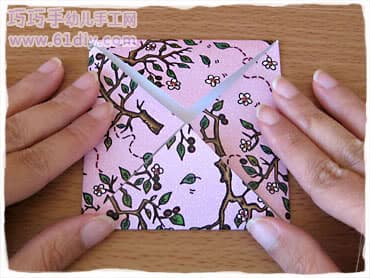 简易礼品盒折纸图解教程_益智折纸_61DIY巧巧