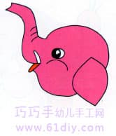 幼儿画画——大象的简笔画