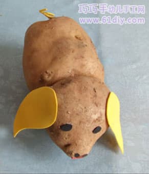 红薯制作的小胖猪