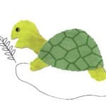 幼儿手工——小乌龟的撕纸教程