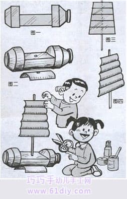 酸奶瓶做帆船