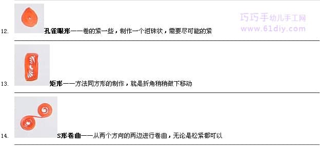  衍纸基础教程—基础造型的制作