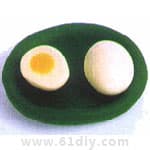 幼儿彩泥——鸡蛋和盘子