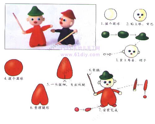 人物彩泥教程——指挥家