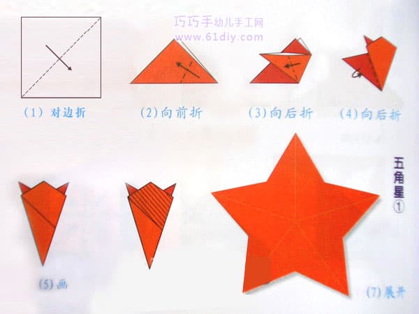 五角折剪——五角星(五角折剪的折叠方法)