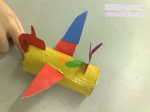 纸筒手工——小鸟