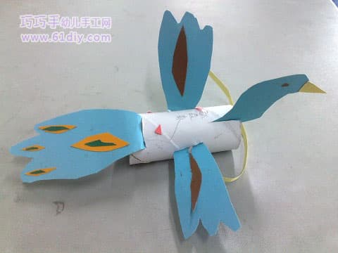 纸筒手工——小鸟