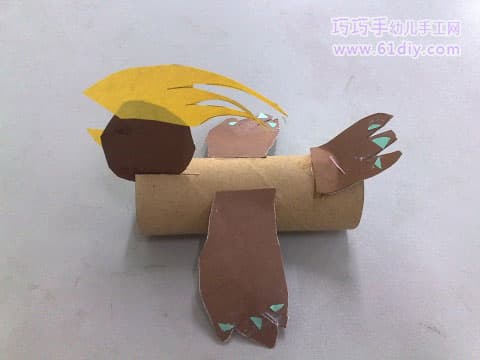 纸筒手工—小鸟(2)