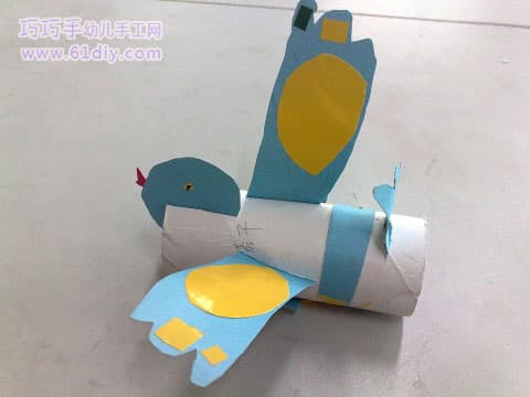 纸筒手工——小鸟