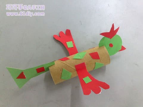 纸筒手工——小鸟