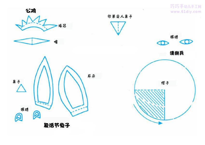 彩蛋制作图样