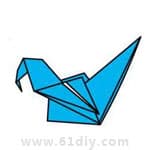 鸟类折纸——长尾鸡