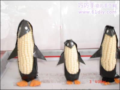 玉米小企鹅（果蔬手工）