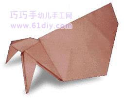动物折纸教程：寄居蟹