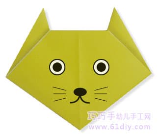 小猫头的折纸教程
