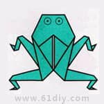 青蛙折纸方法