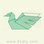 水鸟折纸教程