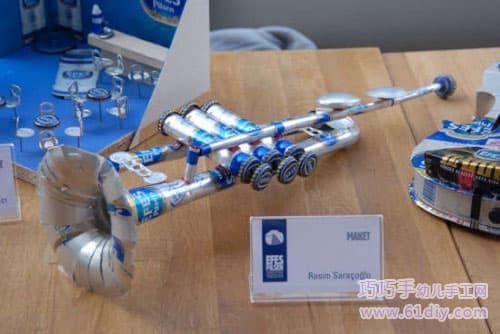 精致易拉罐手工作品欣赏——萨斯风