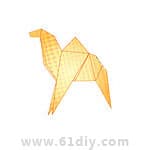 骆驼折纸教程