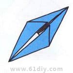 折纸基础——单菱形的折法