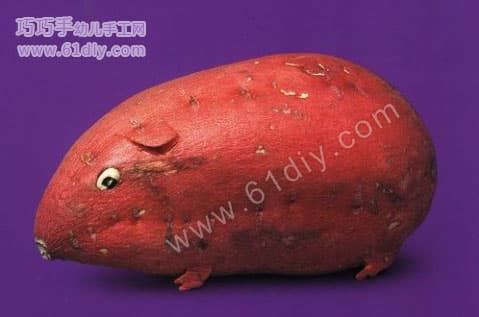 蔬菜手工——红薯小猪