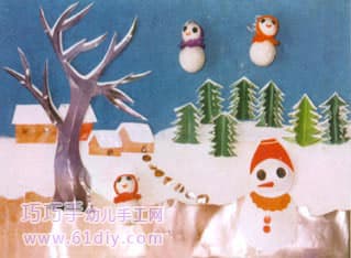 下雪（幼儿园冬天环境布置）