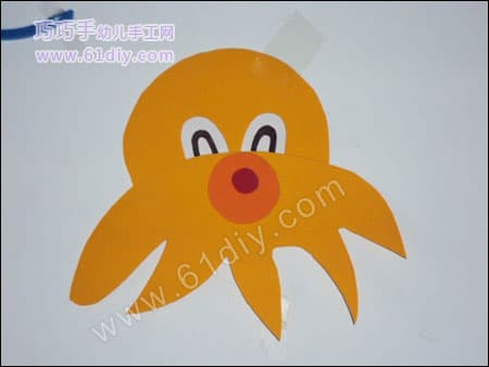 章鱼手工_环保手工_巧巧手幼儿手工网