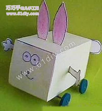 纸盒兔子车