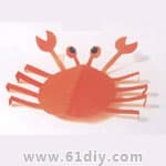 螃蟹剪纸教程