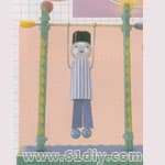 小孩玩具手工——翻跟斗的小人