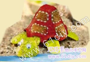 小孩玩具手工——可爱的蛋托小乌龟