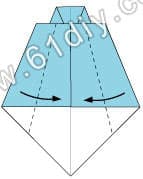 领带折纸教程