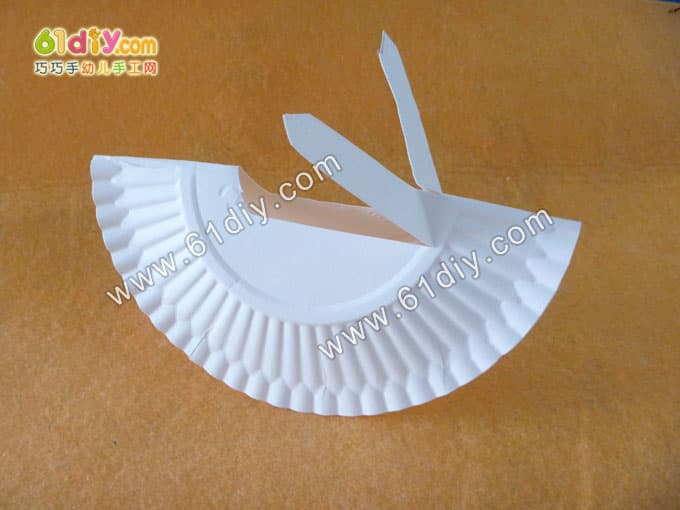 纸盘小兔子手工制作图解