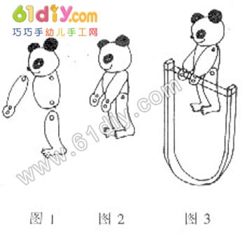 玩具DIY——翻跟斗的熊猫