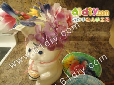 漂亮的一次性纸盘帽Paper Plate Flower Hats