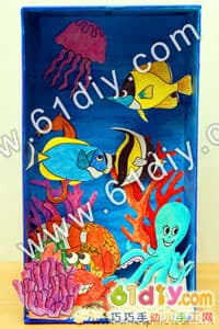 美丽的海底世界（纸盒）Coral Reef Diorama