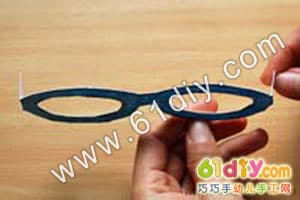 卡通太阳眼镜手工制作图解Fun Glasses craft